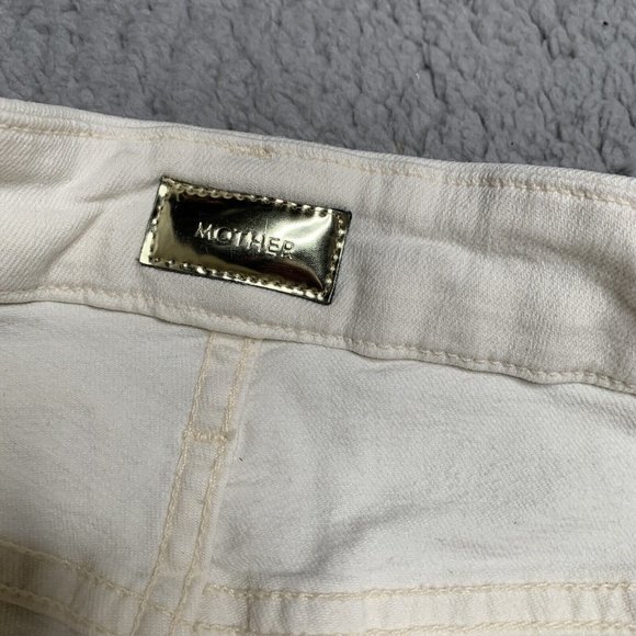 MOTHER High Waisted Looker Jeans High Rise Whipping The Cream Size 26 Denim - Picture 3 of 12